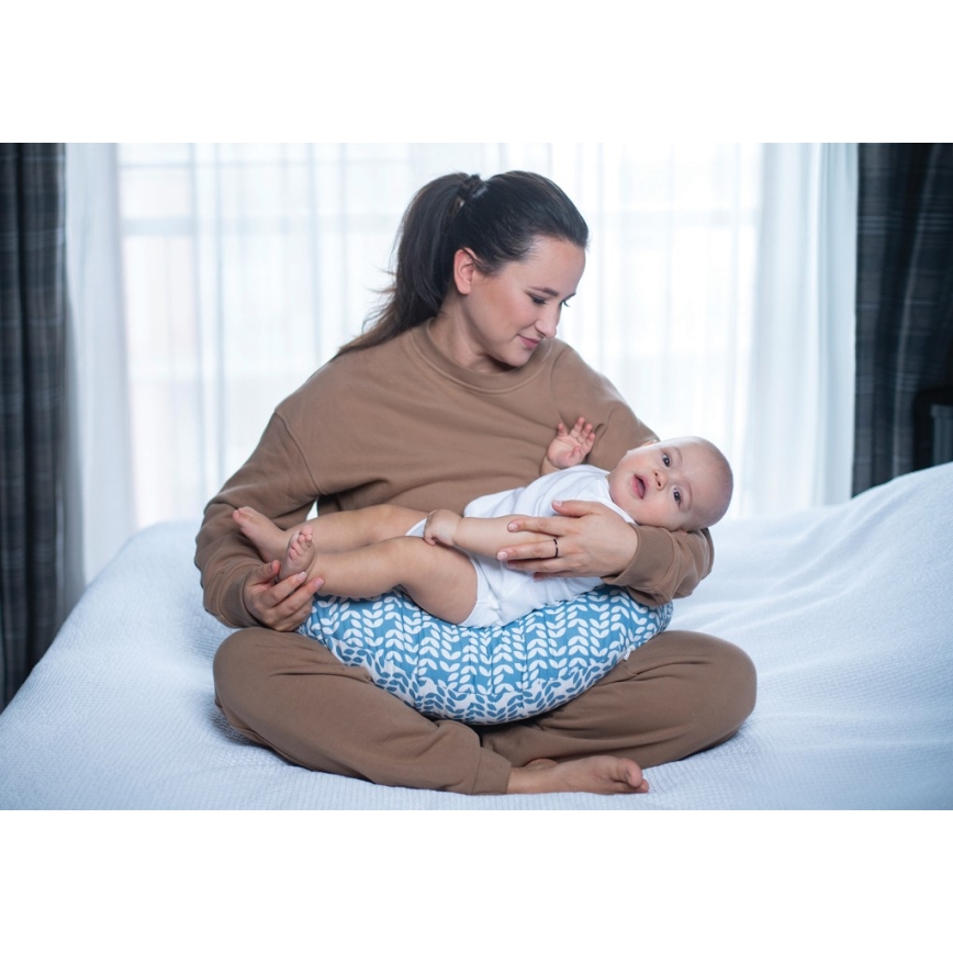 MOTHERHOOD - Kojicí polštář CLASSICS modrá