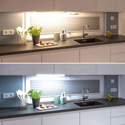 Müller-Licht - LED Stmívatelné podlinkové svítidlo se senzorem pohybu OLUS LED/11W/230V 3000/4000K