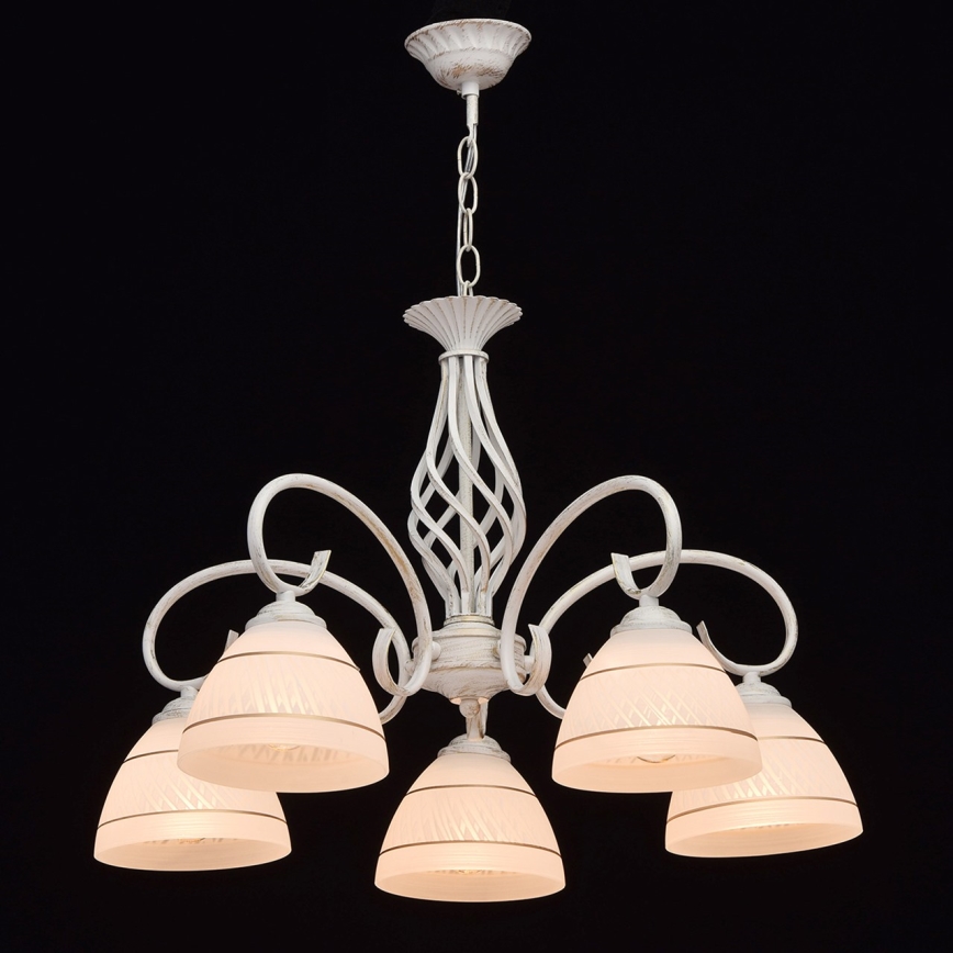 MW-LIGHT 105011105 - Lustr na řetězu ARIADNA 5xE27/60W/230V