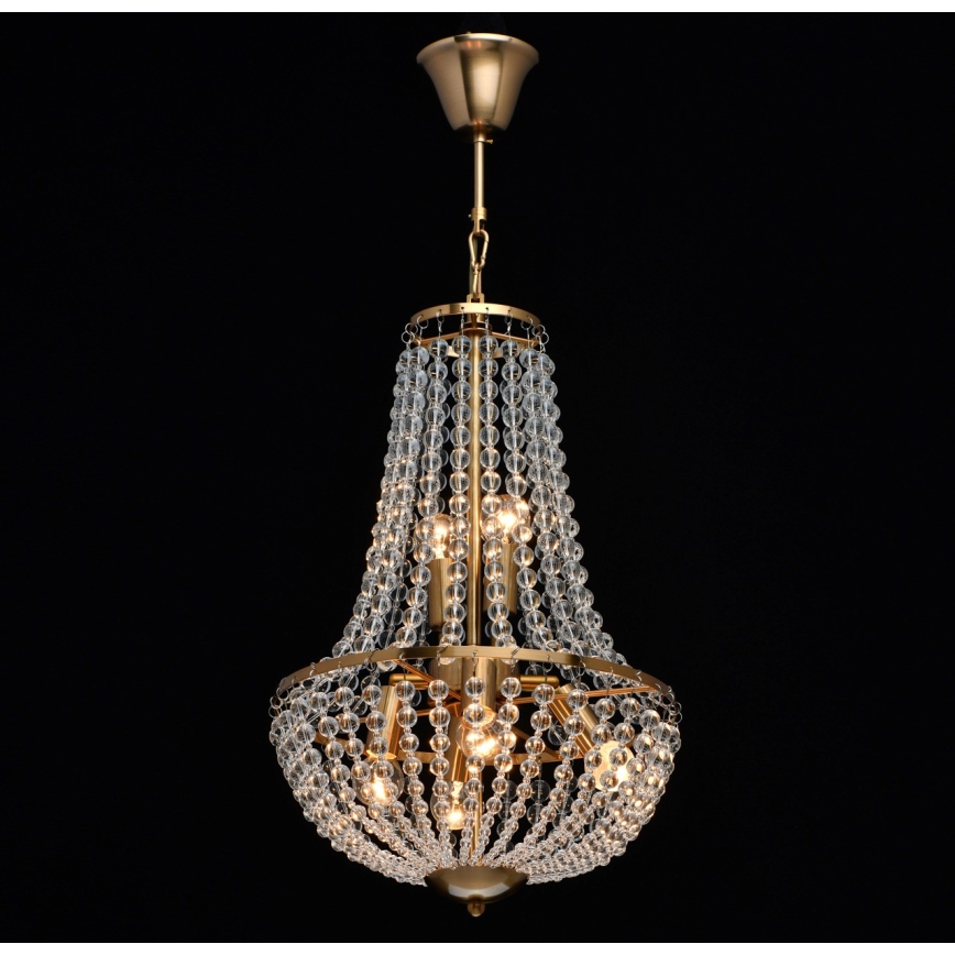 MW-LIGHT 111012406 - Křišťálový lustr na tyči VENEZIA 6xE14/40W/230V