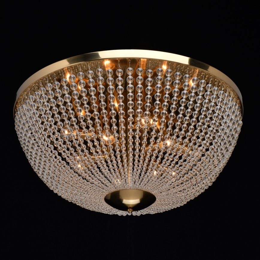 MW-LIGHT 111012610 - Křišťálový přisazený lustr VENEZIA 10xE14/40W/230V