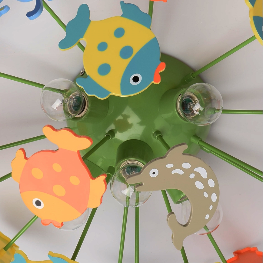 MW-LIGHT - Dětský přisazený lustr KINDER 5xE14/40W/230V