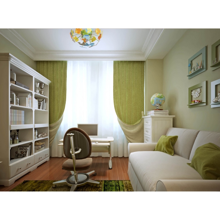 MW-LIGHT - Dětský přisazený lustr KINDER 5xE14/40W/230V