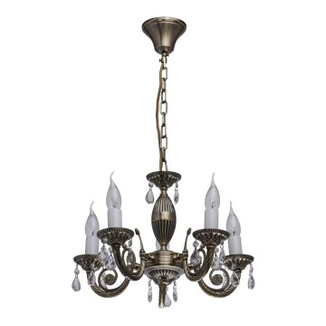 MW-LIGHT - Lustr na řetězu CLASSIC AURORA 5xE14/60W/230V