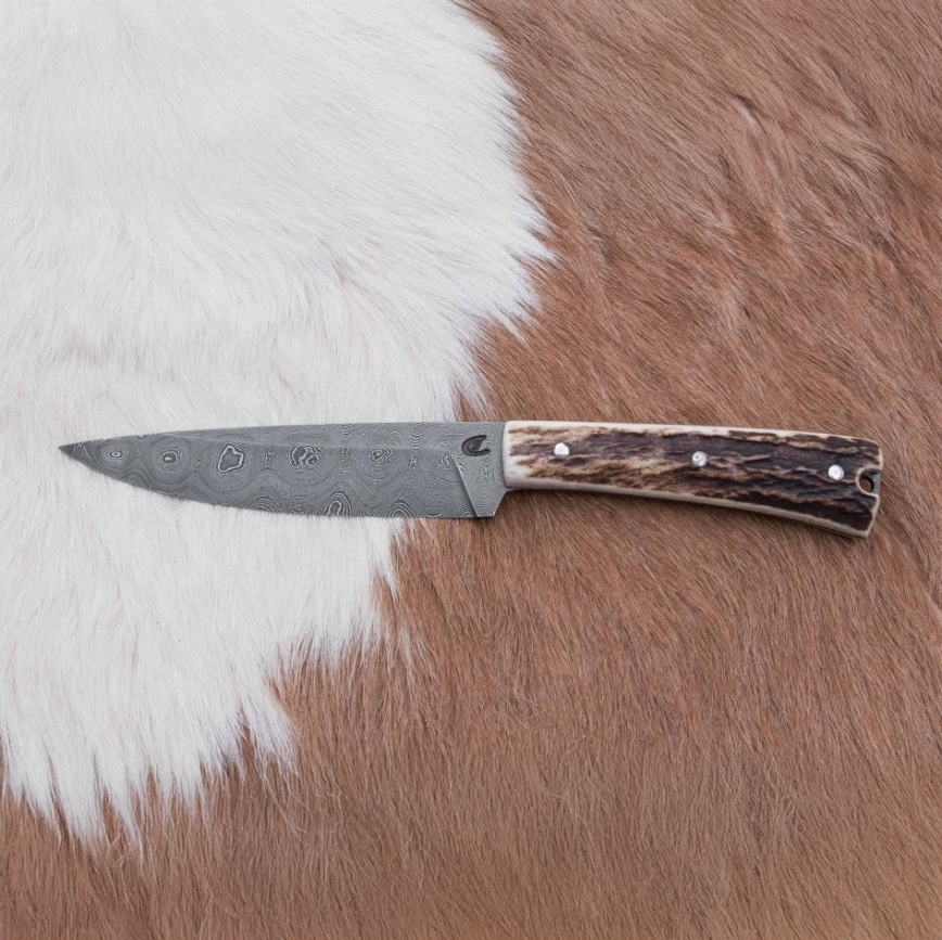 Myslivecký nůž zavazák 12 cm jelení paroh