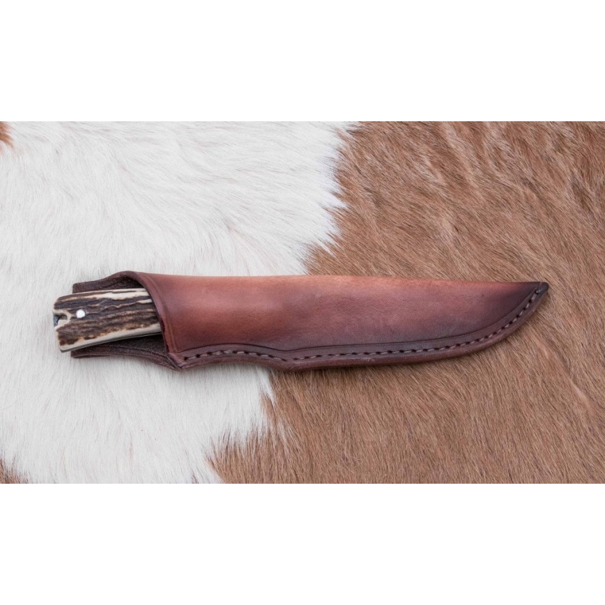 Myslivecký nůž zavazák 12 cm jelení paroh