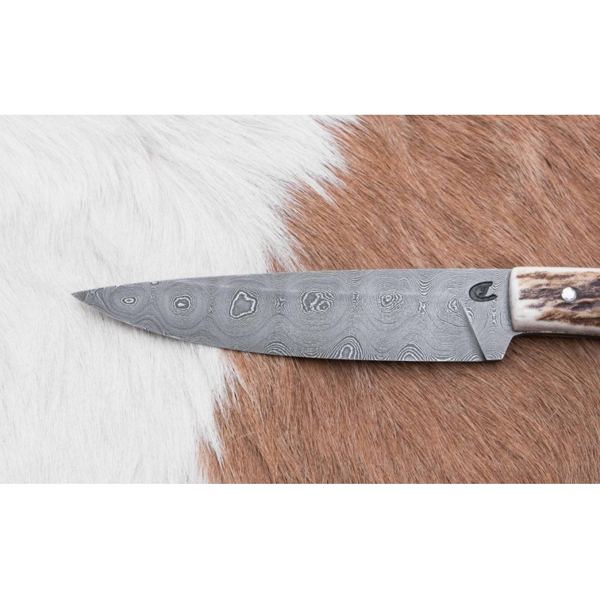 Myslivecký nůž zavazák 12 cm jelení paroh