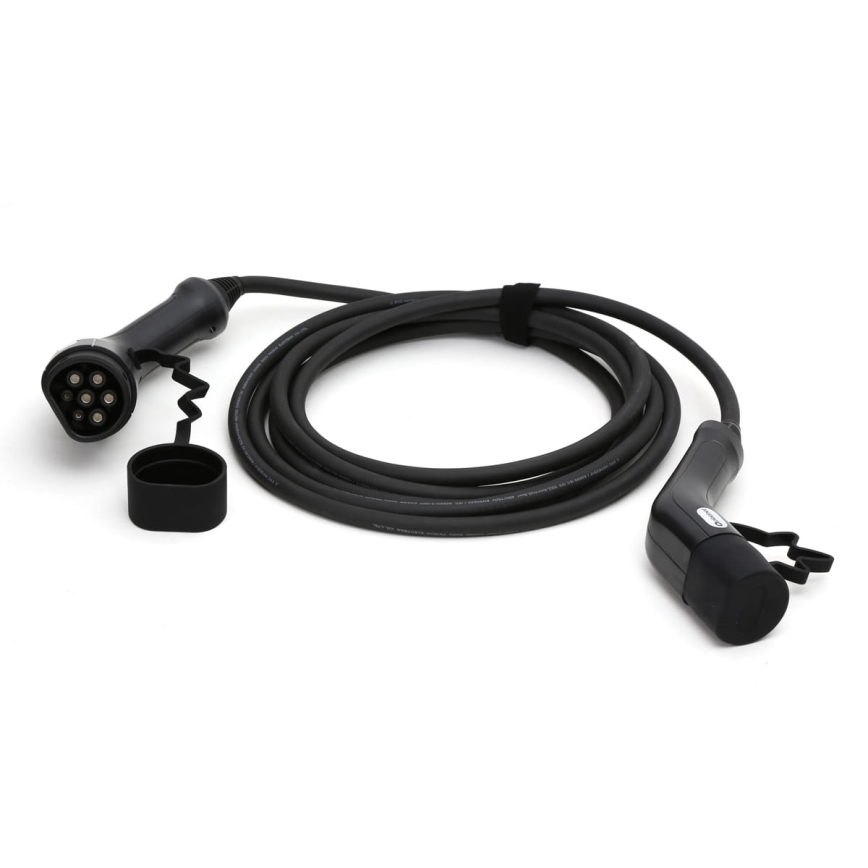 Nabíjecí kabel pro elektromobily typu 2 5m 11kW 16A IP54 černá