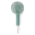 Nabíjecí kapesní ventilátor 5W/5V 1200 mAh tyrkysová