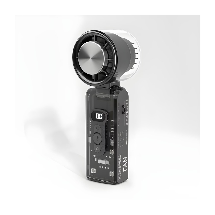 Nabíjecí kapesní ventilátor 6W/5V 2000 mAh