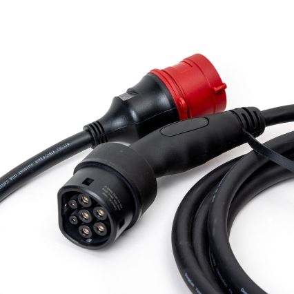Nabíjecí stanice pro elektromobily typu 2 5 m 22kW 32A IP54 Tuya