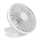 Nabíjecí stolní ventilátor 10W/5V 2400 mAh bílá