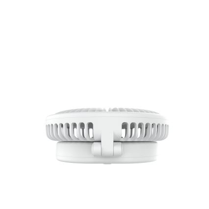 Nabíjecí stolní ventilátor 10W/5V 2400 mAh bílá
