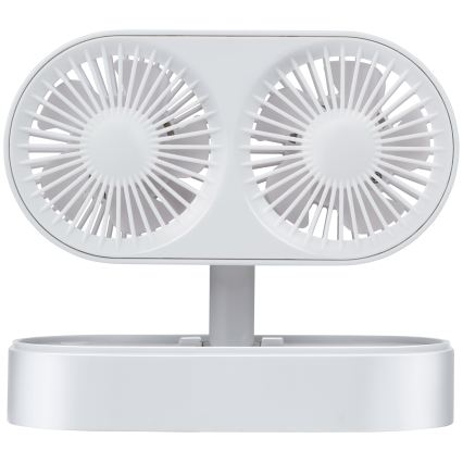 Nabíjecí stolní ventilátor 3,7V 1200 mAh bílá