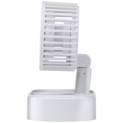 Nabíjecí stolní ventilátor 3,7V 1200 mAh bílá