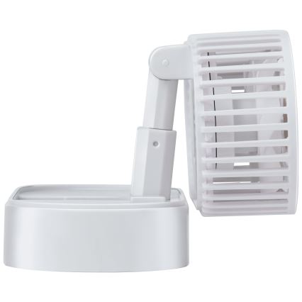 Nabíjecí stolní ventilátor 3,7V 1200 mAh bílá