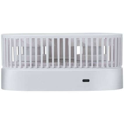 Nabíjecí stolní ventilátor 3,7V 1200 mAh bílá