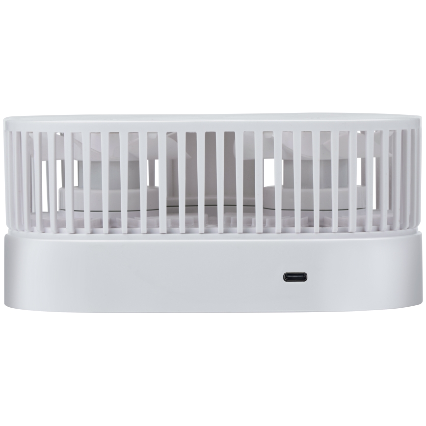 Nabíjecí stolní ventilátor 3,7V 1200 mAh bílá