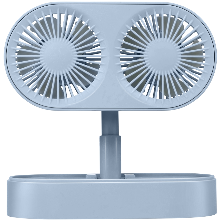 Nabíjecí stolní ventilátor 3,7V 1200 mAh modrá