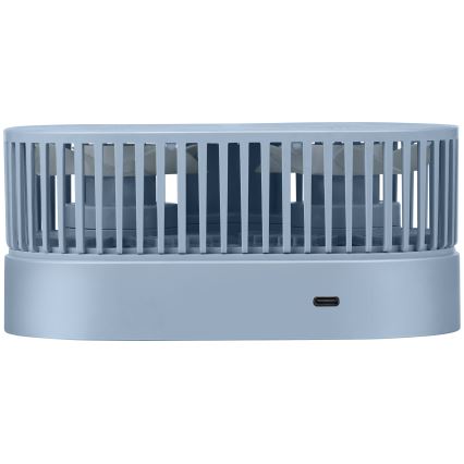 Nabíjecí stolní ventilátor 3,7V 1200 mAh modrá