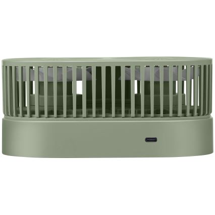 Nabíjecí stolní ventilátor 3,7V 1200 mAh zelená