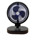 Nabíjecí stolní ventilátor 5W/5V 1200 mAh černá