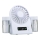 Nabíjecí stolní ventilátor s mlhovým efektem 3,7V 1200 mAh