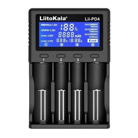 Nabíječka baterií A/AA/AAA/18650/20700/26650/22650