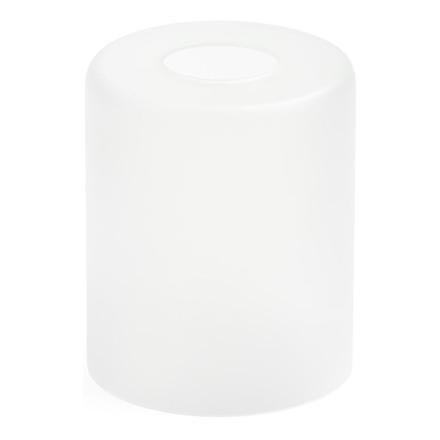 Náhradní sklo k lustru E27 pr. 10 cm bílá