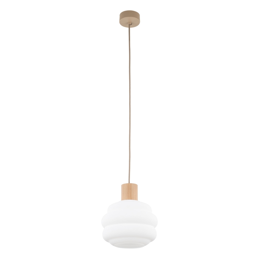 Náhradní sklo k lustru MELIA E27 pr. 20 cm bílá