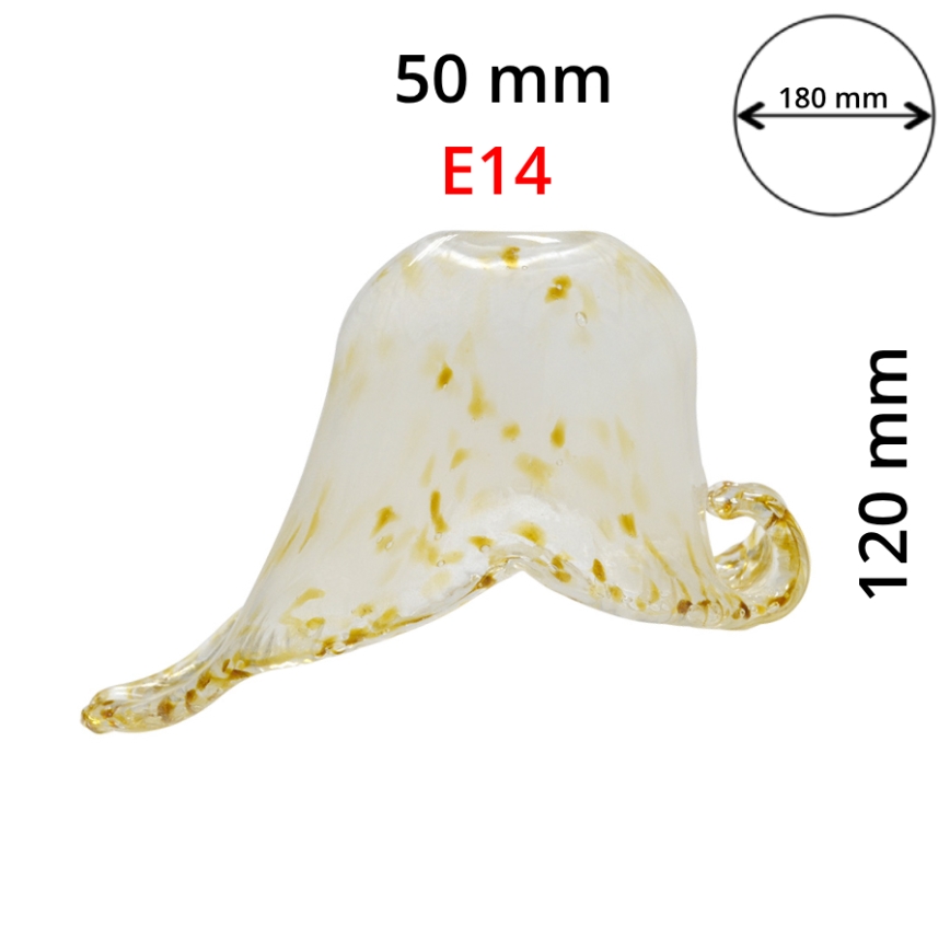 Náhradní sklo MALWA E14 pr.180 mm