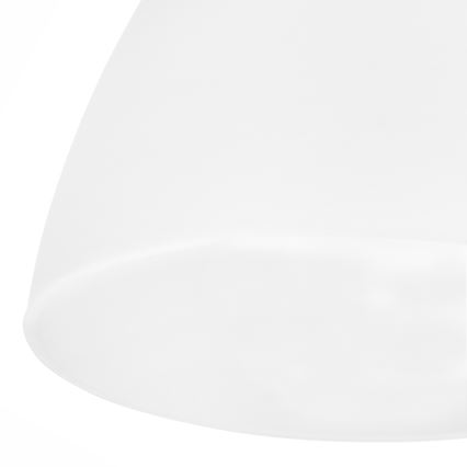 Náhradní sklo k lustru, stolní lampě, stojací lampě, nástěnnému svítidlu a stropnímu svítidlu MIRANDA E27 110x130 mm bílá