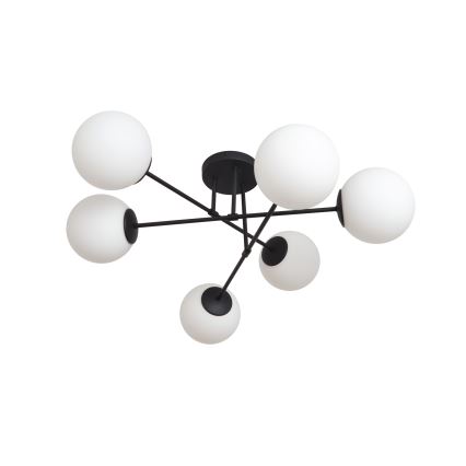 Náhradní sklo univerzální MOON E27 pr. 16 cm bílá