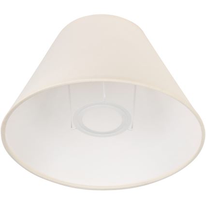 Náhradní stínidlo ke stolní lampě JUTA E27 pr. 19 cm krémová
