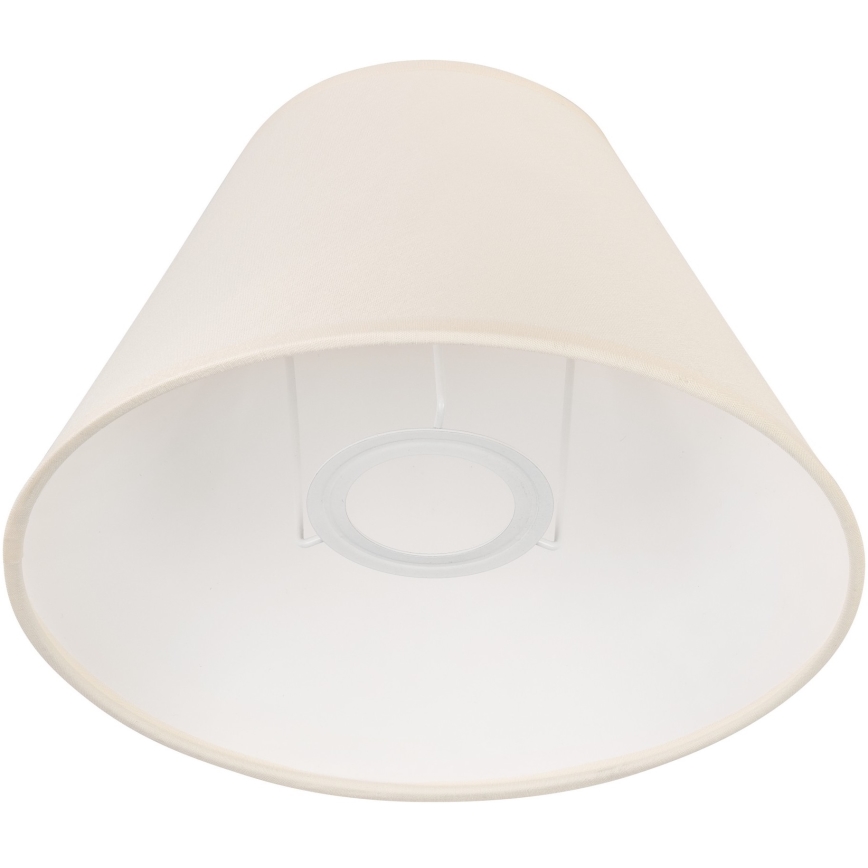 Náhradní stínidlo ke stolní lampě JUTA E27 pr. 19 cm krémová