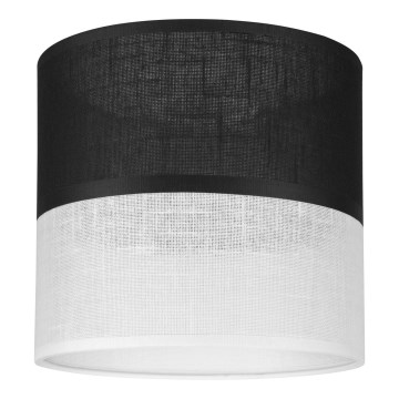 Náhradní stínidlo k lustru, nástěnnému svítidlu a stolní lampě ANDREA E27 pr. 16 cm černá/bílá