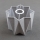 Náhradní stínidlo k nástěnnému svítidlu PIANO E27 pr. 19,5 cm šedá