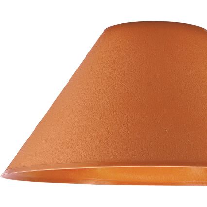 Náhradní stínidlo k stolní lampě E14 21x11 cm oranžová