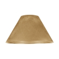 Náhradní stínidlo k stolní lampě E14 21x11 cm zlatá