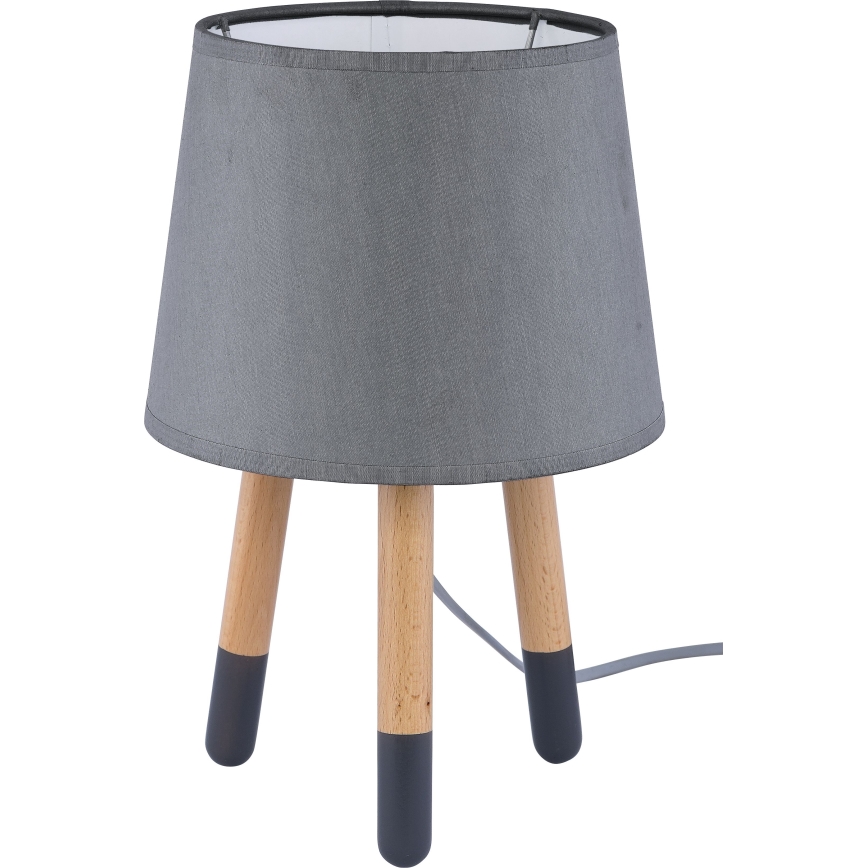 Náhradní stínidlo ke stolní lampě LAMA E27 pr. 15 cm šedá