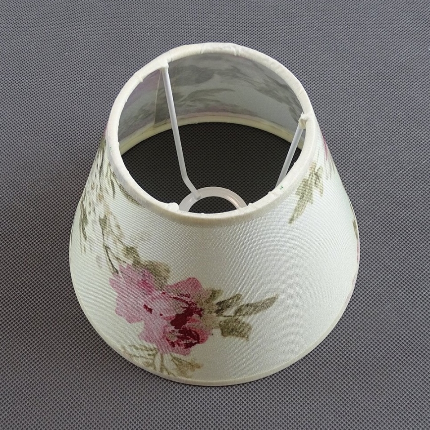 Náhradní stínidlo ke stolní lampě ROSA 13x17,5 cm krémová/růžová