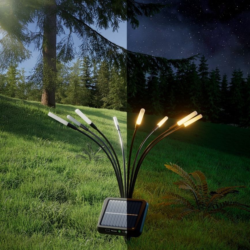 Nanoleaf - SADA 2x LED RGBW Solární lampa LED/1200 mAh IP65 + dálkové ovládání