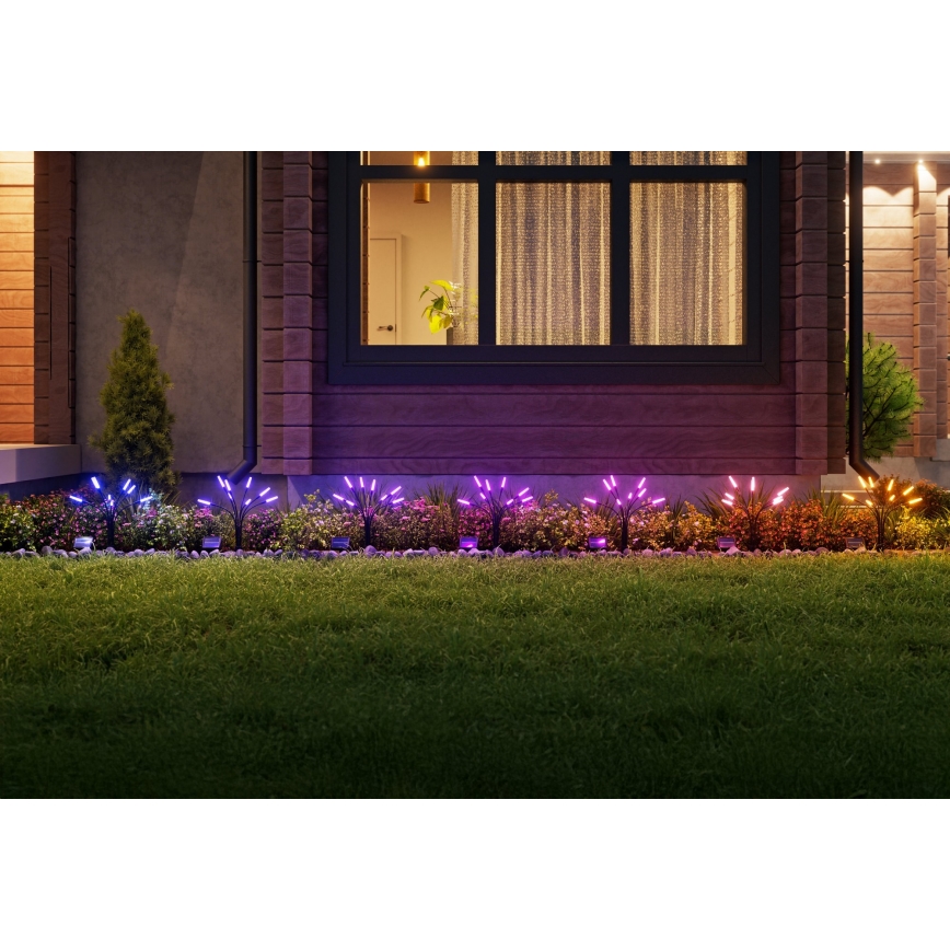 Nanoleaf - SADA 2x LED RGBW Solární lampa LED/1200 mAh IP65 + dálkové ovládání
