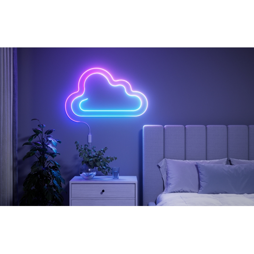 Nanoleaf - LED RGBIC Flexibilní pásek LED/230V 5m 2700-6500K Wi-Fi + dálkové ovládání