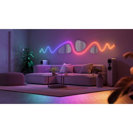 Nanoleaf - LED RGBIC Flexibilní pásek LED/230V 5m 2700-6500K Wi-Fi + dálkové ovládání