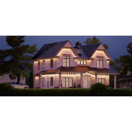 Nanoleaf - LED RGBCW Stmívatelný venkovní řetěz 30xLED/2,4W/230V 15m 2200-6500K IP67 Wi-Fi + dálkové ovládání