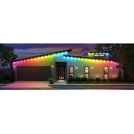Nanoleaf - LED RGBCW Stmívatelný venkovní řetěz 30xLED/2,4W/230V 15m 2200-6500K IP67 Wi-Fi + dálkové ovládání