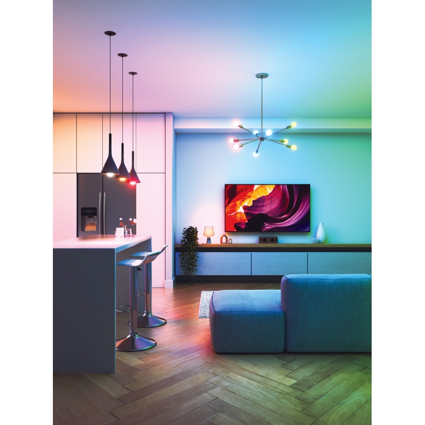 Nanoleaf - SADA 2x LED RGBW Stmívatelná žárovka ESSENTIALS MATTER A19 E27/9W/230V 2700-6500K CRI 90 Wi-Fi