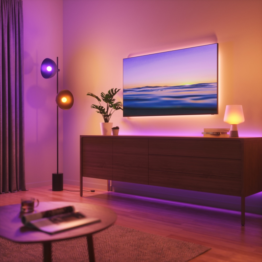 Nanoleaf - SADA 2x LED RGBW Stmívatelná žárovka ESSENTIALS MATTER A19 E27/9W/230V 2700-6500K CRI 90 Wi-Fi