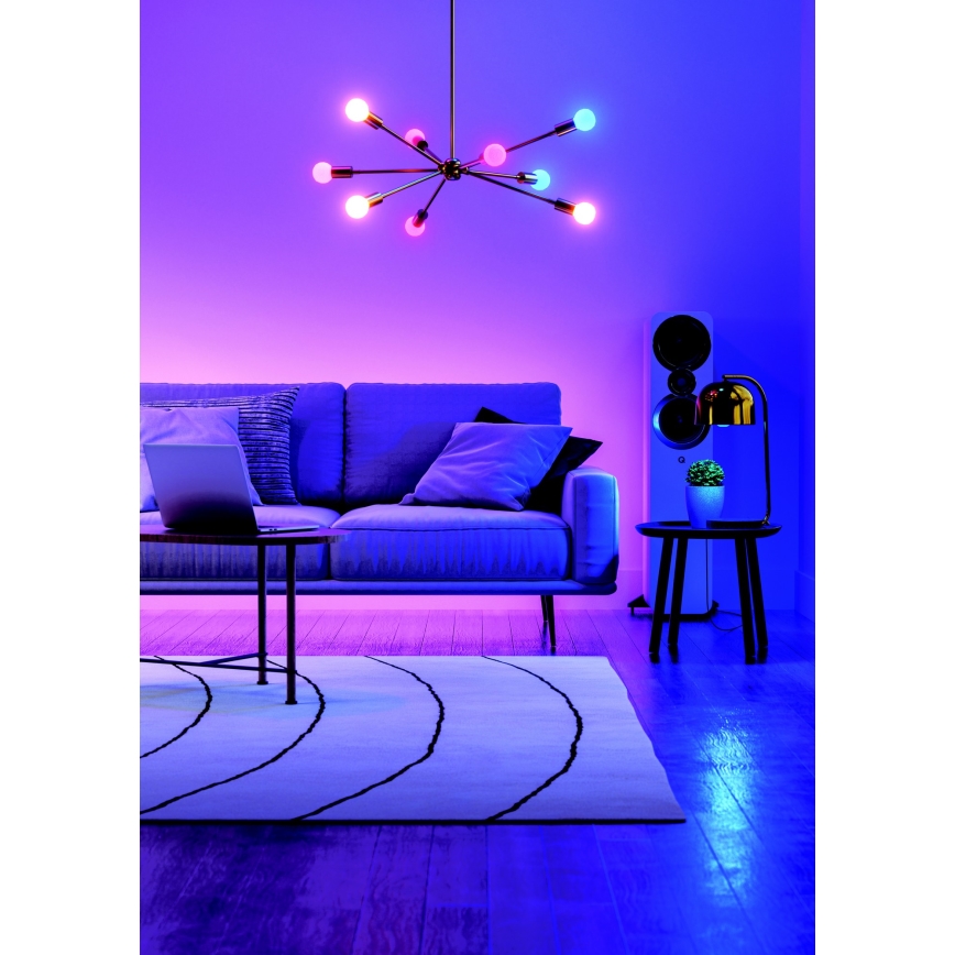 Nanoleaf - SADA 2x LED RGBW Stmívatelná žárovka ESSENTIALS MATTER A19 E27/9W/230V 2700-6500K CRI 90 Wi-Fi
